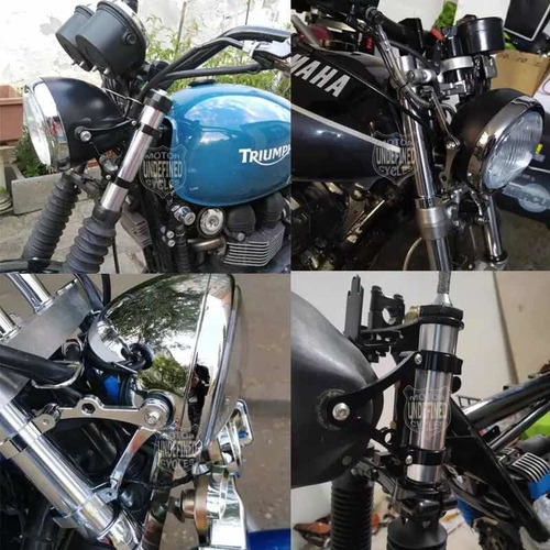 Imagem 6 de 6 de Suporte De Farol Moto Cnc 50/54mm