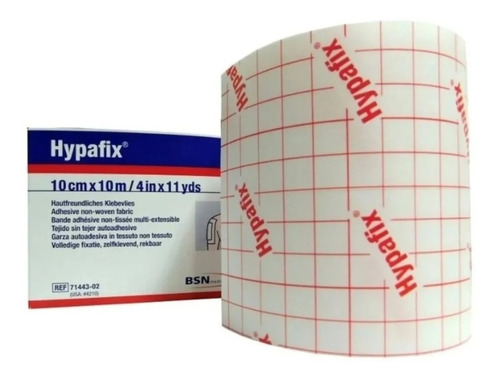 3 Pack Hypafix 10cm X 10m Fijador Para Apósito Rollo Blanco