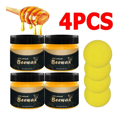 comprar 4 Piezas De Cera De Abejas Para Pulir Muebles, Madera De Abe