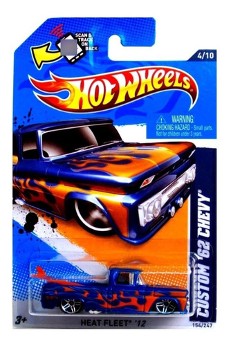 Hot Wheels Custom 62 Chevy Pickup Solo Envios