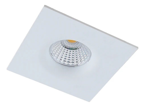 Foco Led Embutido Cuadrado 7w Luz Cálido 3000k