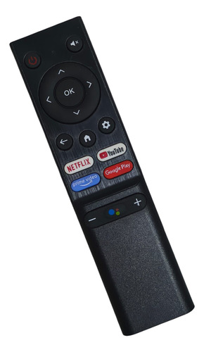 Control Remoto Para Pantallas Smart Tv 4k Vios + Pilas Negro