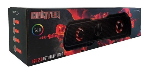 Imagen 2 de 2 de Barra De Sonido Rgb Netmak Hunter Ideal Pc Play Xbox Pcreg