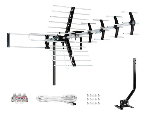 Antena Hdtv De Cinco Estrellas Para Exteriores De Hasta 200