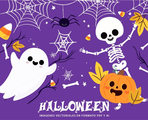 Clipart Imagenes Halloween Formato Vectorial Y Png