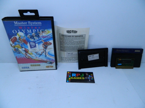 Winter Olympics Original P/ Master System - Loja Fisica Rj (Usado)