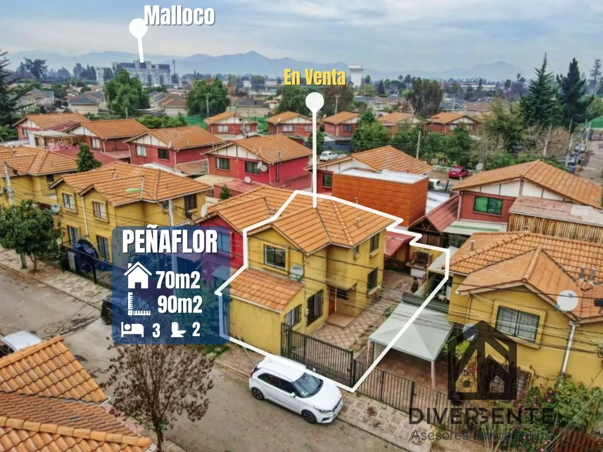 Imagen 1 de 26 de Casa A La Venta En Peñaflor - A Pasos De Próximo Metrotrén.