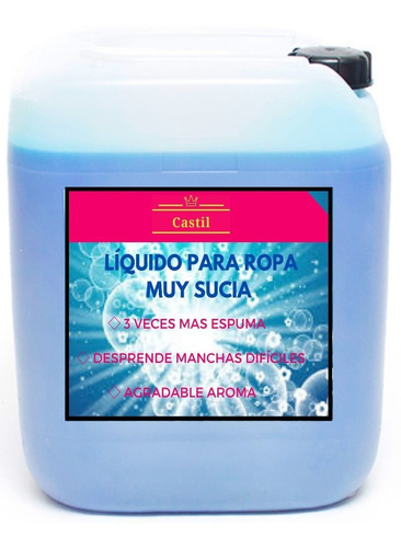 Base P/100l Liquido Especial Para Lavanderia Ropa Muy Sucia