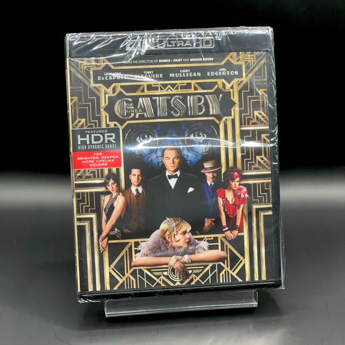 O Grande Gatsby 4k + Blu-ray Dublado/leg Original Lacrado
