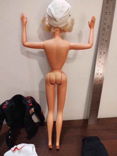 Boneca Barbie Marine Corps - Mattel - 1991 (Usado)