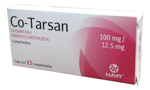 Co Tarsan 15 Tabs 100/12.5mg 100mg/12.5mg Caja Con 15 Compri