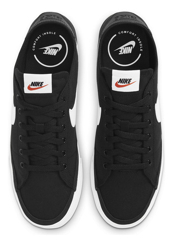 Zapatillas Nike Court Legacy Canvas Black Cw6539-002