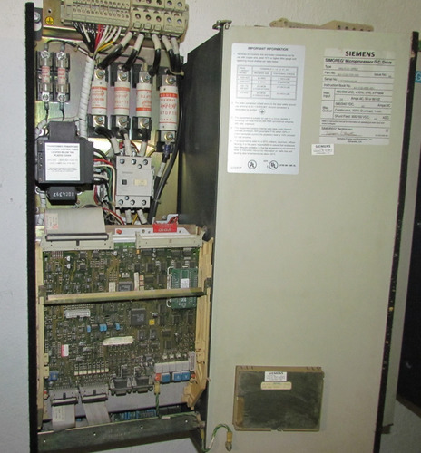 Siemens Simoreg Microprocessor D.c. Drive, 6ra2425-2fv62 (Usado)