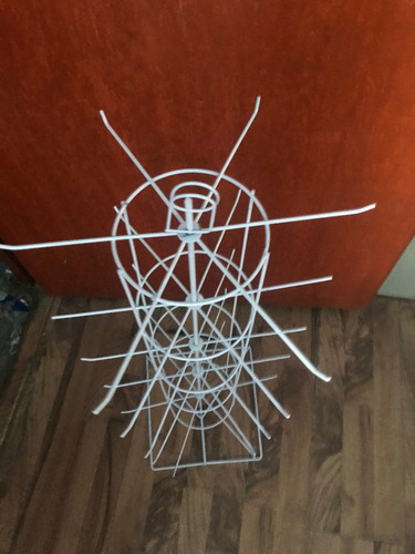 Imagen 4 de 4 de Exhibidor Araña Giratorio Mostrador Botanero 5 Niv Alambre