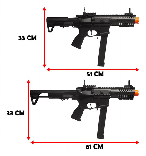 Rifle Arp9 Potente Lanzador De Hidrogel Nylon Retroceso