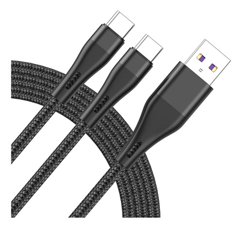 Cable Usb Tipo 2 3 Rapido Rapida Aac Trenzado Tra Largo