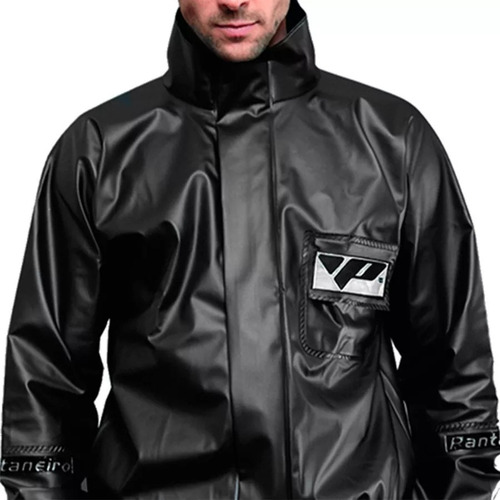 Imagen 2 de 6 de Traje Lluvia Moto Pantaneiro Pvc Gola Motoscba