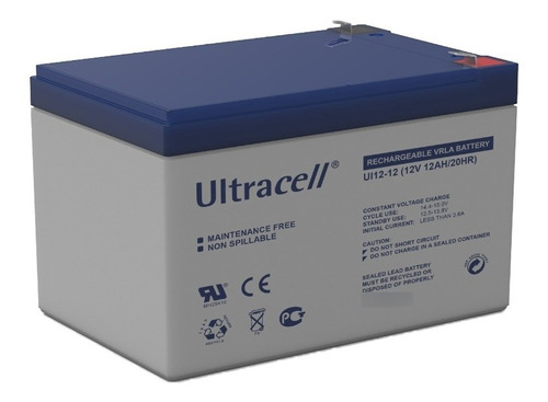 Batería Ultracell 12v12ah.ciclo Profundo, Vehículo Eléctrico