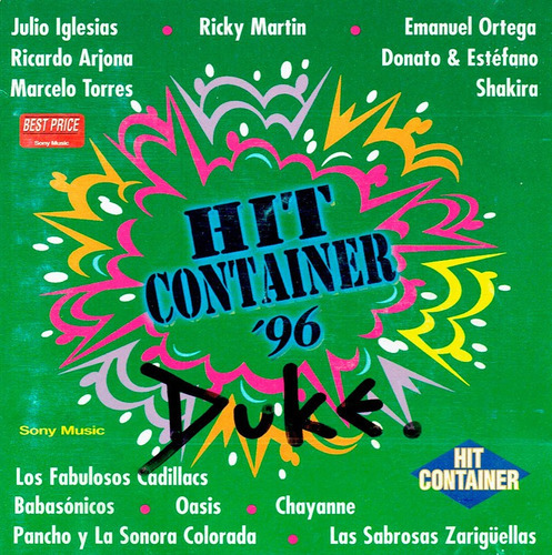 Hit Container '96 - Varios Interpretes (cd) 