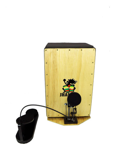 Pedal Para Cajon  + Cajon Reto Jhamma