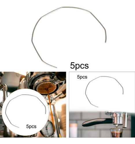 5 Uds Portafiltro Cesta Resorte Clip Para 51mm 54mm