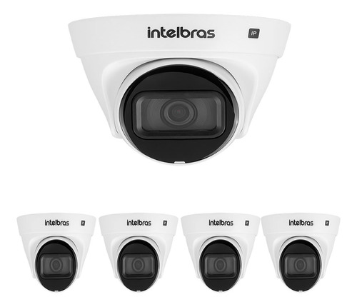 Kit 5 Câmera Ip 2 Mp 2.8mm Vlp 1230 D Intelbras - Sem Poe