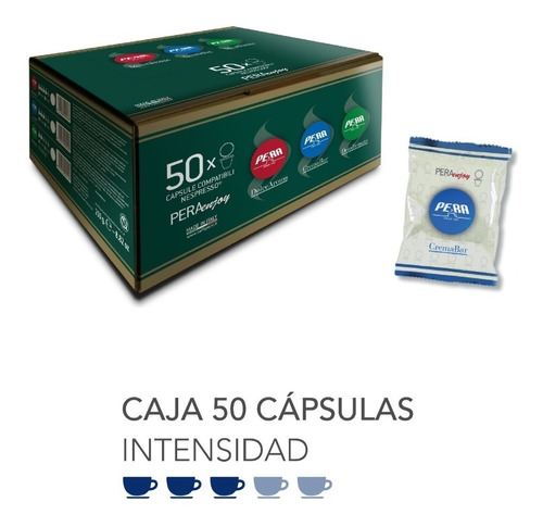 50 Capsulas Compatibles Para Nespresso Crema Bar
