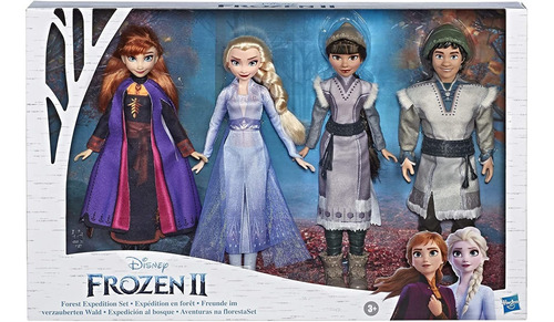 Set Frozen Ii Anna, Elsa, Ryder & Honeymare Original 