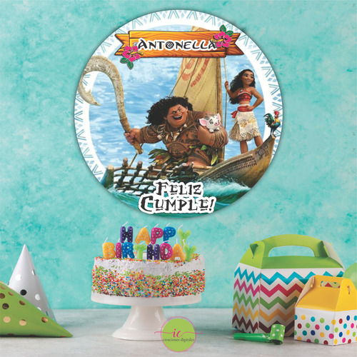 Banner Imprimible Moana - Archivo Pdf