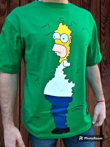 Camiseta homer arbusto best sale