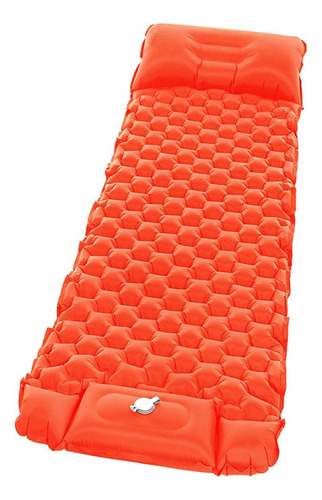 Colchoneta Inflable Dormir Acampar Ultraligera Inflado Facil