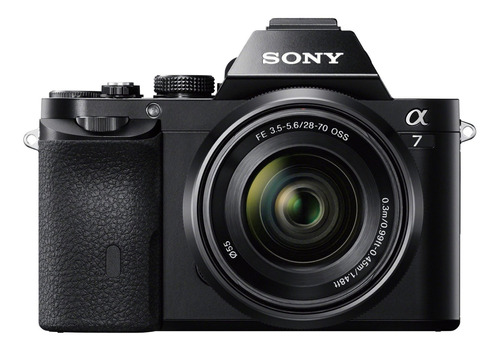 Camara Digital Mirrorless Sony Ilce-7k Kit Lente Sel2870 Wifi/nfc Full Hd Color Negro