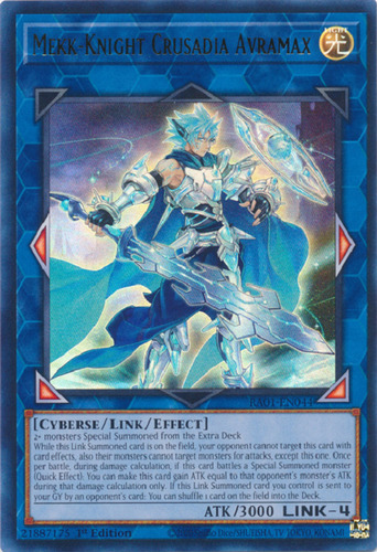 Mekk-knight Crusadia Avramax / Mystery Tcg Ra01-en044 Inglés