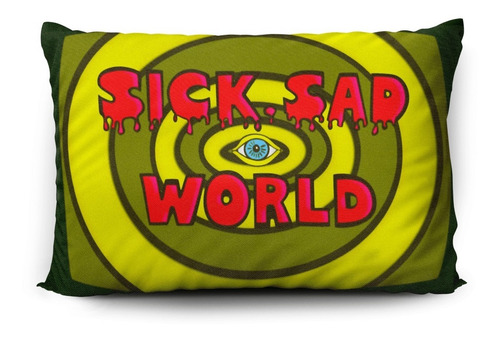 Imagen 2 de 5 de Funda De Almohada Daria 70x45cm Doble Estampado Vudú Love