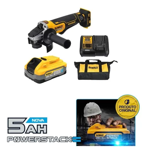 Lixadeira Esmerilhadeira Brushless Dewalt Bateria 20v Dcg413
