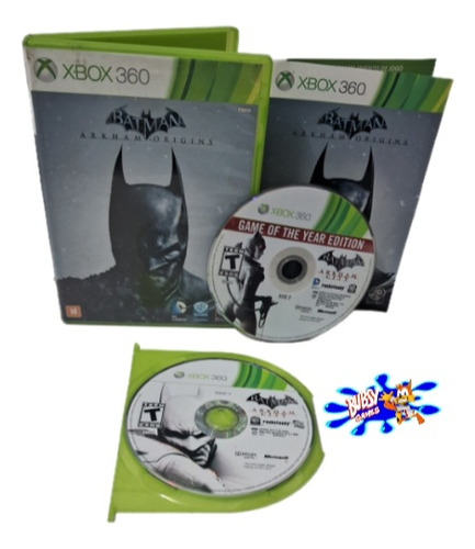 Xbox 360 Batman Arkham Origins Original Leia A Descrição!!