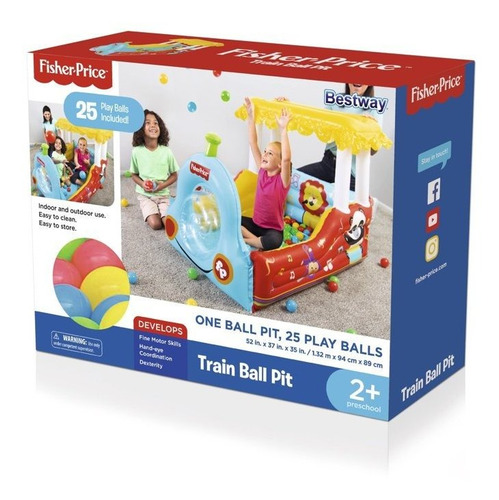 Imagen 2 de 7 de Piscina De Pelotas Para Niños De Fisher Price Importada