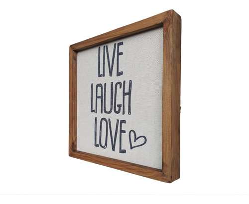 Cuadro Decorativo Live Laugh Love, Decoración, Arte De Pared