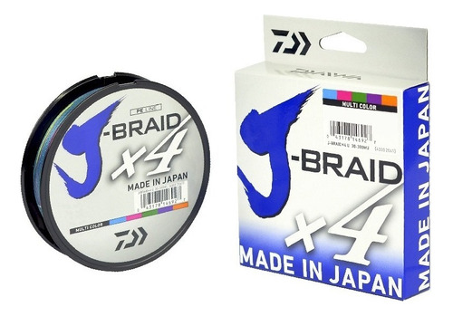 Linha Daiwa J Braid X4 0.29mm 300m Multicolor