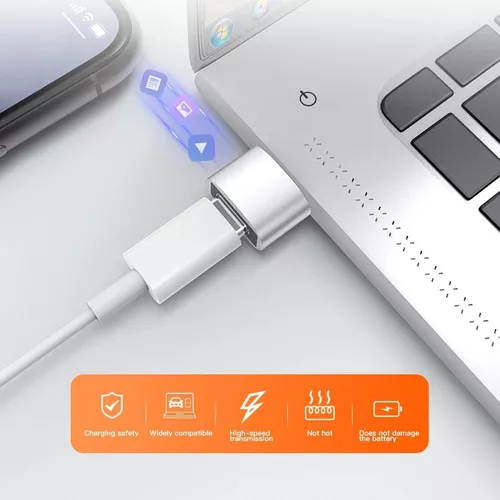 Adaptador USB A Tipo c OTG-Macho Micro Hembra Convertidor Para iPhone 12  12pro De Línea De Datos airpodspro Carga lightning PD Rápida