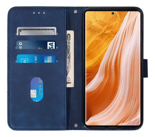 /-funda Tipo Cartera De Piel Sintética Suave Con Tapa Y Correa Larga, Compatible Con Zte Axon 40 Ultra, Protección Total