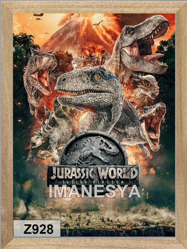 Jurassic World Cuadros Poster Carteles Cine Película   Z928