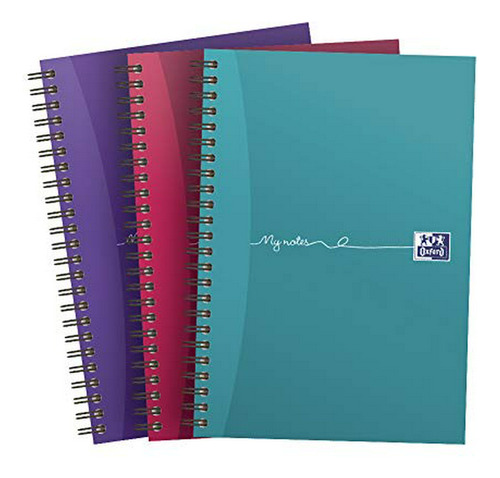 Cuaderno Espiral, Block N Oxford My Notes A5 Card Cover Wire
