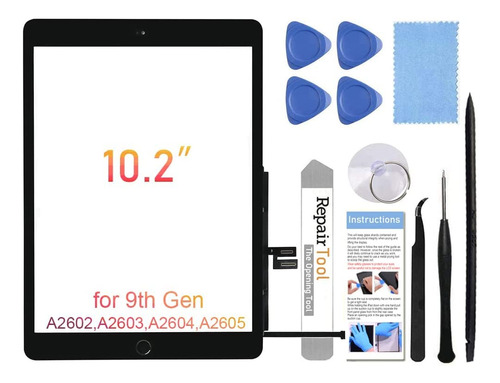Pantalla De Repuesto Sin Modulo Lcd Para iPad 10.2 9na Gen 