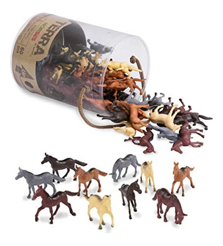 Battat Terra Horses En Tube Playset