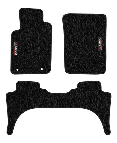 Tapete Mitsubishi L200 Triton 3pçs 2011/2012/2013 Borracha