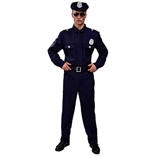 Disfraz De Policía Adultos Hombres