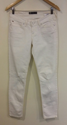 Pantalón Jeans Blanco Demi Cuerve Levis Talle S  