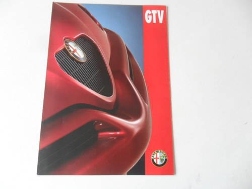 Catalogo Folleto Alfa Romeo Gtv Coupe Antiguo No Manual 1995