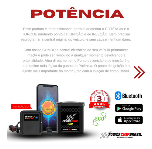 Chip Potência Nova Trailblazer 3.6 V6 279cv +22cv +30% Tq Co